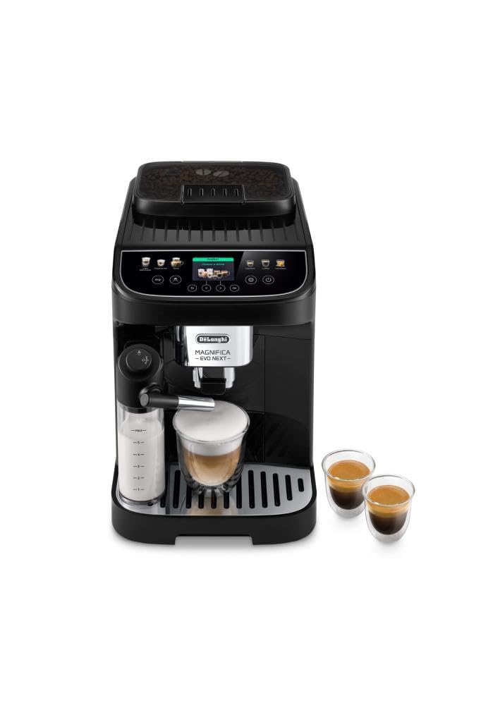 TechCaffe Magnifica Evo Next Machine à café automatique, Préparation automatique, Nero