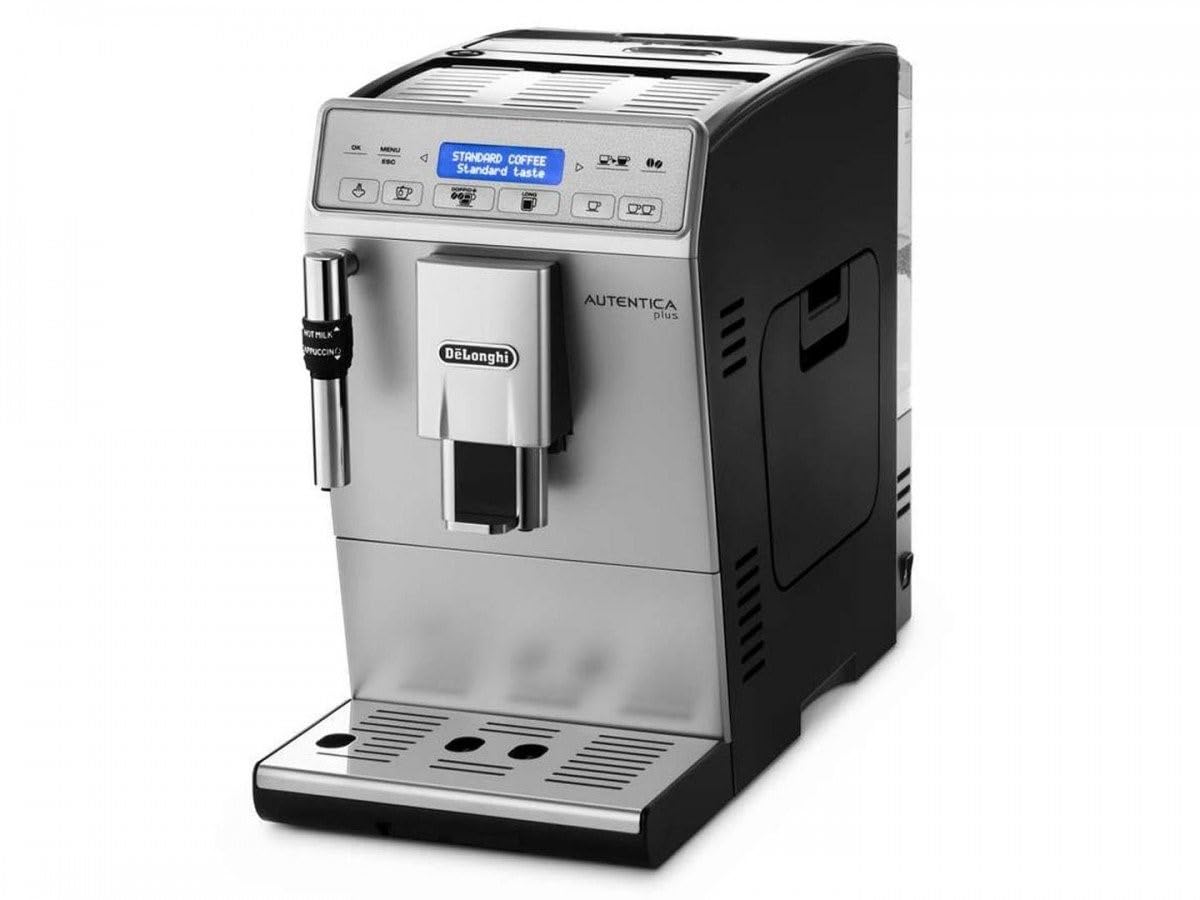 TechCaffe Expresso broyeur, Noir et Argent
