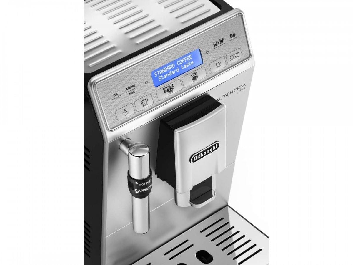 TechCaffe Expresso broyeur, Noir et Argent
