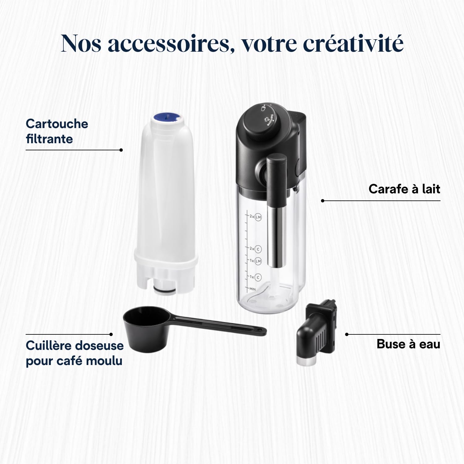 TechCaffe Magnifica Evo - Perfetto Machine à Café Automatique avec LatteCrema Mousseur à Lait Automatique, Argent et Noir