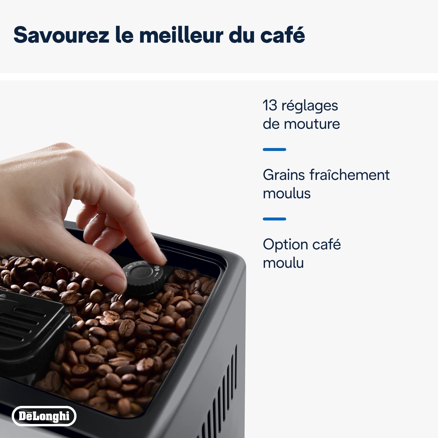 TechCaffe Dinamica Plus, Machine Expresso avec Broyeur, Système LatteCrema,, 1.8l, Noir