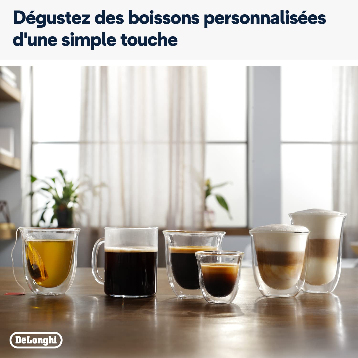 TechCaffe Magnifica Evo, Machine à Café et Cappucino avec Broyeur à Grains, Noir