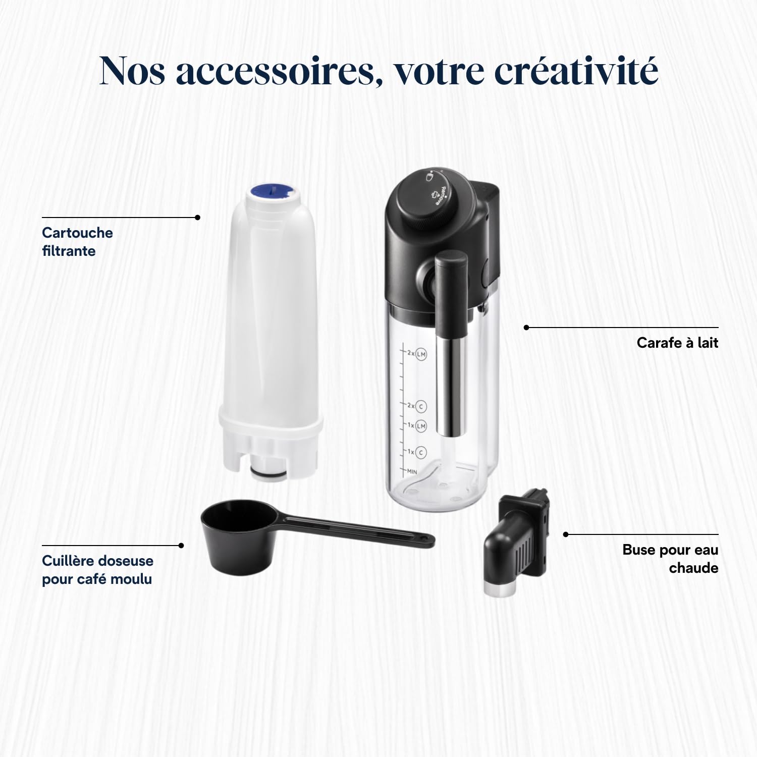 TechCaffe Magnifica Start - Perfetto Machine à Café Automatique avec LatteCrema Mousseur à Lait Automatique, Noir