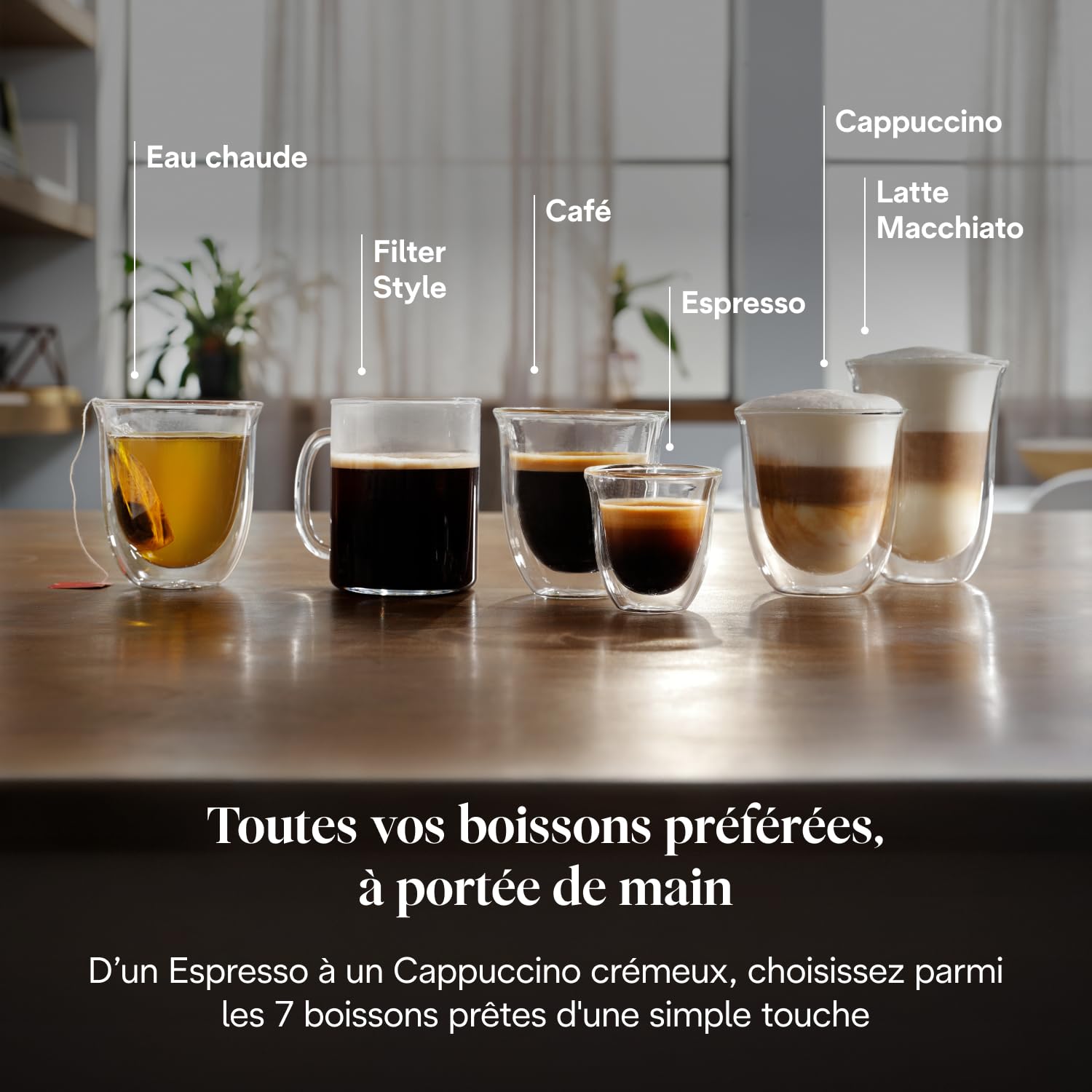 TechCaffe Magnifica Evo - Perfetto Machine à Café Automatique avec LatteCrema Mousseur à Lait Automatique, Argent et Noir