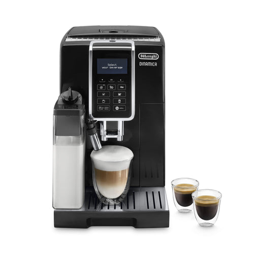 TechCaffe Dinamica Machine a Café Grain Cappuccino et Expresso, 1.8L, Noir