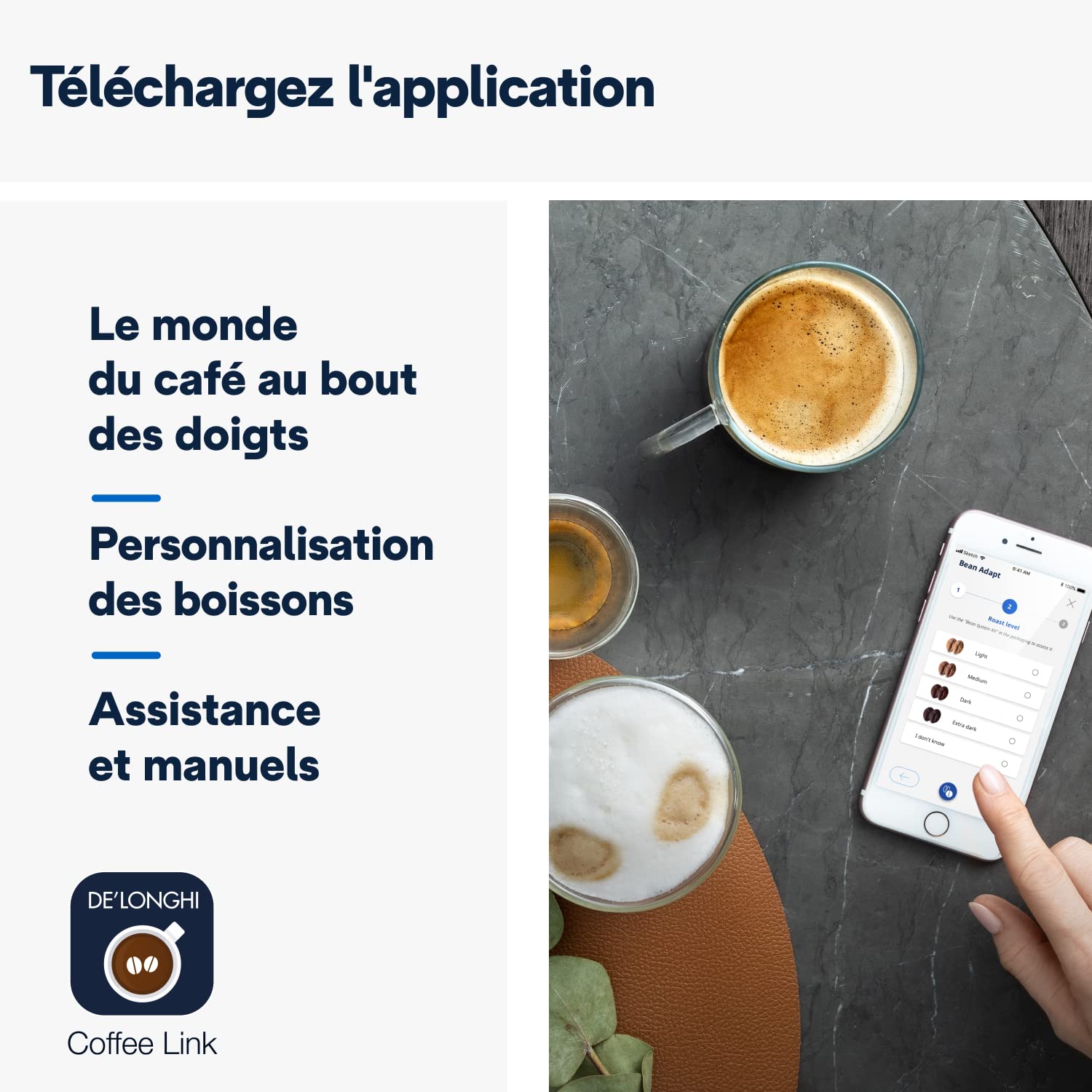 TechCaffe Dinamica Plus, Machine Expresso avec Broyeur, Système LatteCrema,, 1.8l, Noir