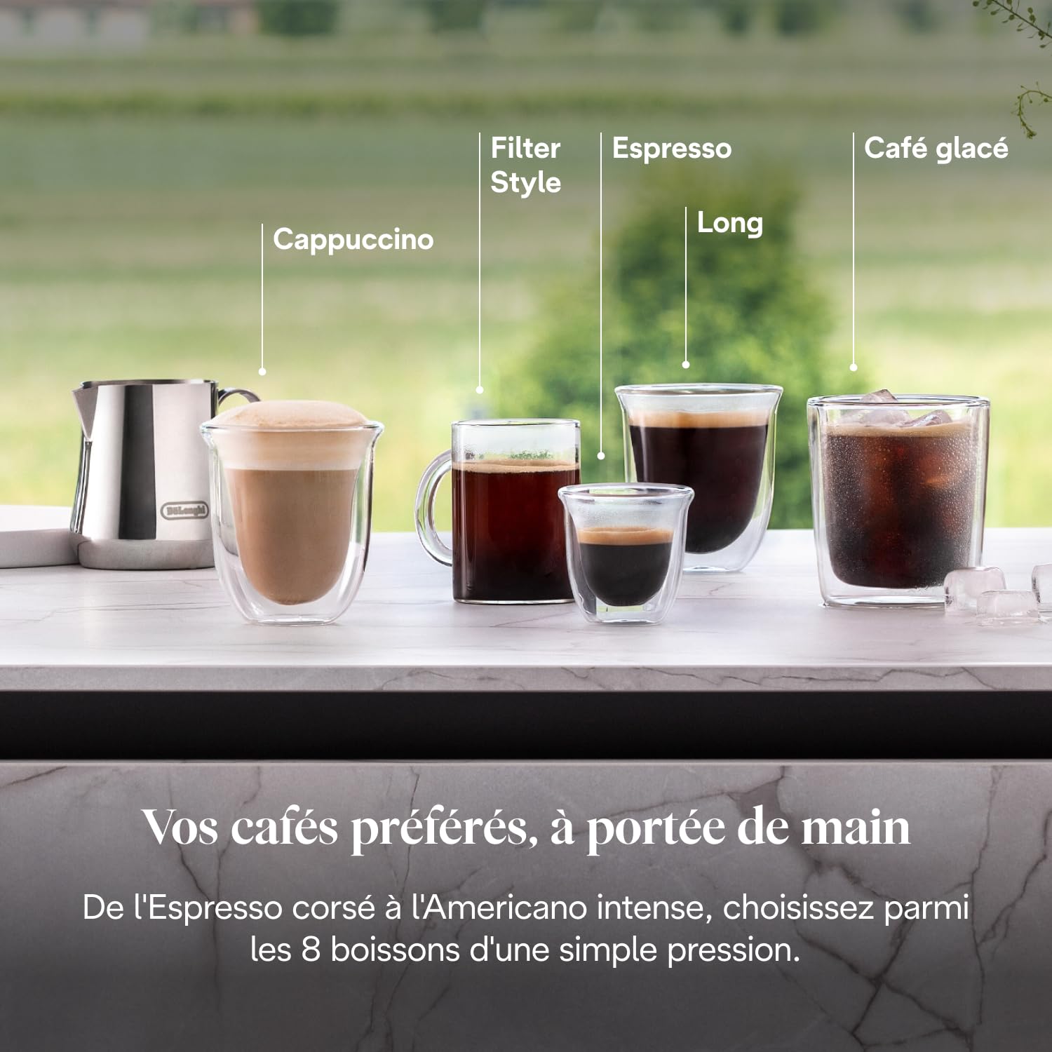 TechCaffe Perfetto Machine à Café Automatique, Mousseur à Lait Classique, Noir
